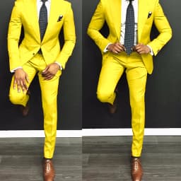 Orange Men Suits 2025 Latest Coat Pants Designs Casual Slim Fit 2 Piece Tuxedo Tailor Groom Prom Party Male Suit Masculino