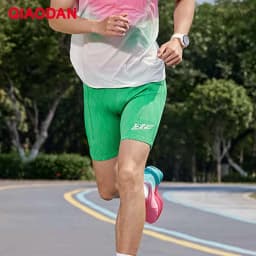 QIAODAN Feiying 4.0 Tight Marathon Running Shorts Male Summer Woven Half Pants with Waist Pocket Men's Clothing QXBZK3252166R