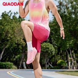 QIAODAN Feiying 4.0 Tight Marathon Running Shorts Male Summer Woven Half Pants with Waist Pocket Men's Clothing QXBZK3252166R