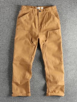 2024 Autumn New American Retro 320G Heavyweight Woven Cargo Pants Men's Fashion 100% Cotton Washed Straight Casual Trousers