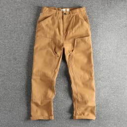 2024 Autumn New American Retro 320G Heavyweight Woven Cargo Pants Men's Fashion 100% Cotton Washed Straight Casual Trousers