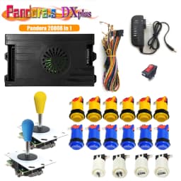 Pandora Saga Box DX Plus 20008 In 1 DIY Kit 5Pin Joystick Happ Style Push Button Arcade Game Console Cabinet for Bartop Machine