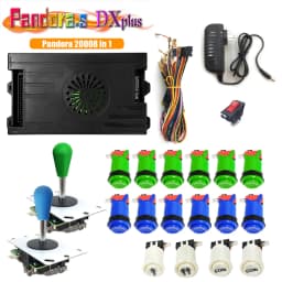 Pandora Saga Box DX Plus 20008 In 1 DIY Kit 5Pin Joystick Happ Style Push Button Arcade Game Console Cabinet for Bartop Machine
