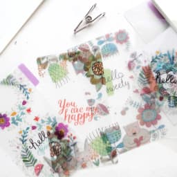 A5 A6 Watercolor Separator Paper Index Page Classification Separator Page Notebook Loose-leaf Book Partition Accessories