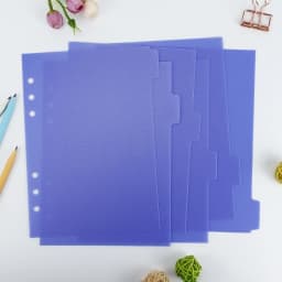 A5 A6 Watercolor Separator Paper Index Page Classification Separator Page Notebook Loose-leaf Book Partition Accessories