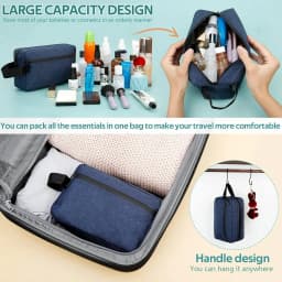 Men Portable Storage Bags Toiletry Bag Shaving Bag Toiletry Travel Bag Cosmetic Bag for Women Makeup Pouch Organizer