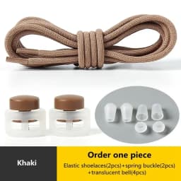 Elastic laces Sneakers Round Lock Shoelaces without ties Kids Adult Quick Shoe laces Rubber Bands lazy Shoeace for Shoes