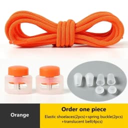 Elastic laces Sneakers Round Lock Shoelaces without ties Kids Adult Quick Shoe laces Rubber Bands lazy Shoeace for Shoes