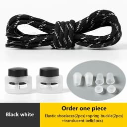 Elastic laces Sneakers Round Lock Shoelaces without ties Kids Adult Quick Shoe laces Rubber Bands lazy Shoeace for Shoes