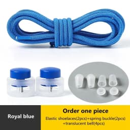 Elastic laces Sneakers Round Lock Shoelaces without ties Kids Adult Quick Shoe laces Rubber Bands lazy Shoeace for Shoes