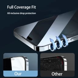 4PCS Full Cover Tempered Glass For iPhone 11 12 13 14 15 16 Pro Max Screen Protector For iPhone X XR XS Max 7 8 Plus Glass Film