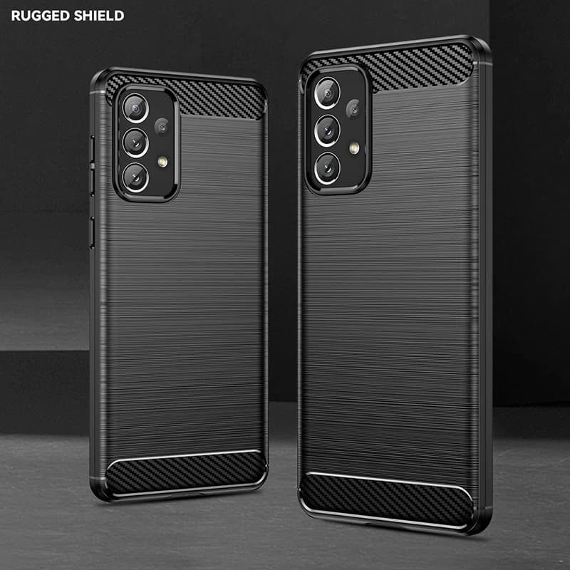 Rubber Carbon Fiber Soft TPU Silicone Back Cover For Samsung A52 A53 A73 A71 A51 A32 A23 A72 A10 A20 A50 A21S A31 A70 Phone Case