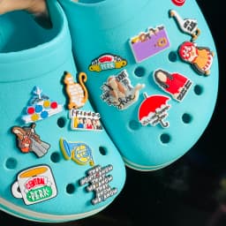 14-25pcs Movie Friends New Design Shoe Charms PVC Accessories DIY Sandals Shoes Buckle Decorations Fit Wristband Party Gift