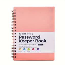 1 Password Storage Book, Letter Password Log and Organizer, Mini Size Personalized Password Log