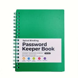 1 Password Storage Book, Letter Password Log and Organizer, Mini Size Personalized Password Log