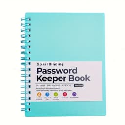 1 Password Storage Book, Letter Password Log and Organizer, Mini Size Personalized Password Log