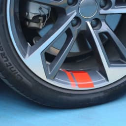 6pcs Car Sticker Reflective Car Wheel Rim Vinyl Warning Stickers Hash Mark Stripe Racing Wheel Hub Decals