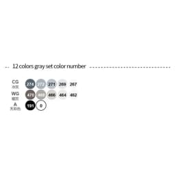 Finecolour EF103 Double-Headed Sketch Markers Pen Alcohol Based Art Markers Oily Soft Artist Manga School Supplies 12Colors