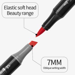 Finecolour EF103 Double-Headed Sketch Markers Pen Alcohol Based Art Markers Oily Soft Artist Manga School Supplies 12Colors