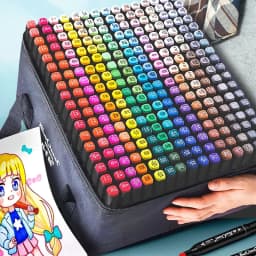 Finecolour EF103 Double-Headed Sketch Markers Pen Alcohol Based Art Markers Oily Soft Artist Manga School Supplies 12Colors