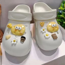 Designer Quality DIY Hole Shoes Charms Set Cheese Garden Shoe Decoration Accessories for Girls Interesting 2025 Gift