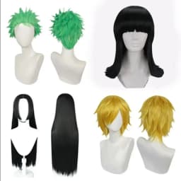 Nico Robin Sanji Cosplay Wig Anime Roronoa Cos Zoro Boa·Hancock Heat Resistant Synthetic Hair Carnival Halloween Party Wigs