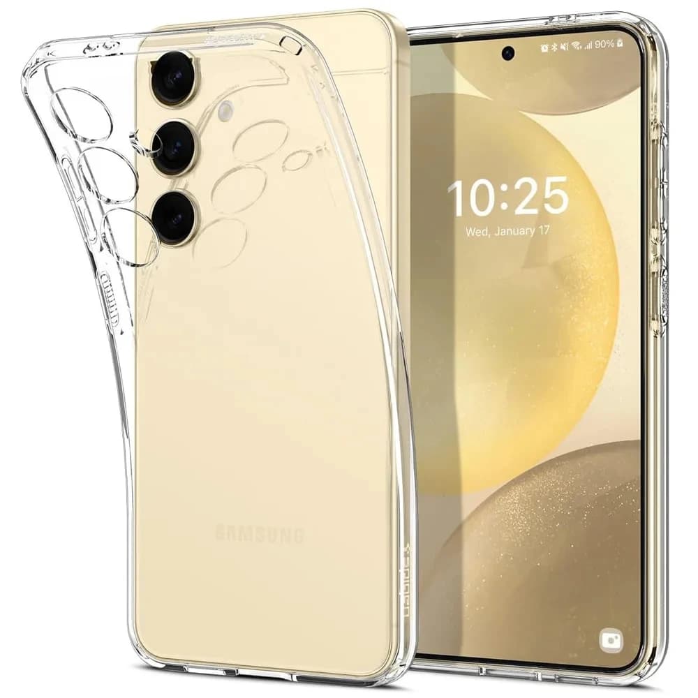 Jingjia Clear Protective Case For Samsung Galaxy S24 Ultra S23 FE S22 Plus Soft Silicone Shell A05 A15 A25 A35 A55 Back Cover