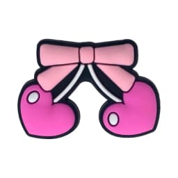 1Pcs PVC Pink Love Butterfly Shoe Charms for Dessert Shoe Decorations Accessories for Women Girls Festival Gifts