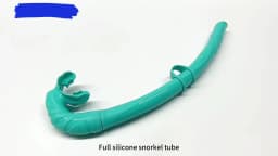Soft Silicone Diving Snorkel Portable Foldable Wet Scuba Easy Breath Scuba With Storage Case Top Valve for Freediving Swimming