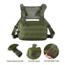Outdoor versatile tactical chest bag Shoulder vest Backpack Waterproof storage for outdoor hunting