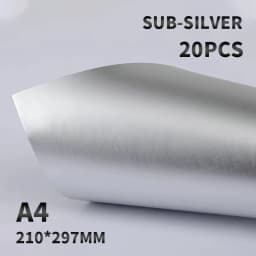  A4 250G 20 Sheets Single-Sided Gold Silver Card Paper Extra Bright Silver Sub Golden Handmade DIY Laser Printing Cardboard