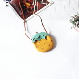 2024 New Girls Messenger Bag Kids Cute Pumpkin Fruit Pattern Children's Bag Children Cute Single Shoulder Crossbody Bag
