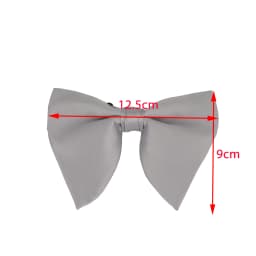 Elegant Solid Bow Tie For Men Wedding Bowtie Adjustable Oversize Bowtie Men's Vintage Groom Big Ties Butterfly Neck Boys Gifts