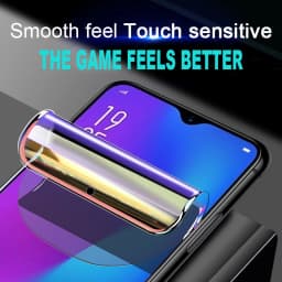 Reno12Pro Matte Hydrogel Film For OPPO Reno12 Pro Privacy Screen Protector Reno 12Pro Soft Anti Peeping HD Full Coverage Blue