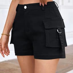 Shorts For Women Cargo Shorts Knee Length Elastic Waist Long Shorts Pants For Summer Casual American Style Streetwear 2024