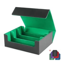 Storage Box For 1800+ Trading Cards PU Leather Commander Card Deck Case Magnetic Closure Card Holder Fits for Magic Game Cards