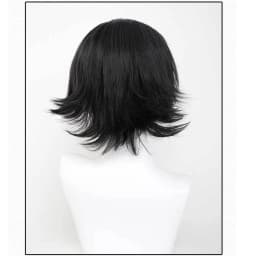 Anime Detective Rampo Edogawa Ranpo Edogawa Wig Black Short Curly Party Hair Halloween Cosplay Props Accessory