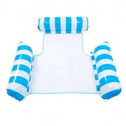 New Water Hammock Recliner Inflatable Floating Swimming Mattress Sea Swim Ring Swimming Pool Party Toy Recliner Swimming