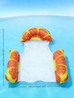 New Water Hammock Recliner Inflatable Floating Swimming Mattress Sea Swim Ring Swimming Pool Party Toy Recliner Swimming