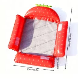 New Water Hammock Recliner Inflatable Floating Swimming Mattress Sea Swim Ring Swimming Pool Party Toy Recliner Swimming