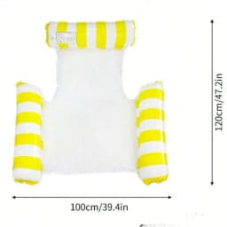 New Water Hammock Recliner Inflatable Floating Swimming Mattress Sea Swim Ring Swimming Pool Party Toy Recliner Swimming