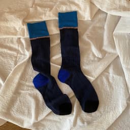Women Ladies Summer Thin Breathable Glass Silk Thin Transparent Striped Socks Middle Tube Design and Creative Color Blocking Sox