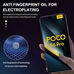 1/4Pcs For Poco F6 Pro Tempered Glass For Poco F6 F6Pro Screen Protector Glass Film
