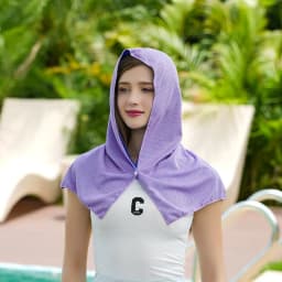 Cooling Hoodie Towel Cooling Towels Quick Drying Absorbent Towels for Neck and Face UV Protection Sport Workout Camping Cycling