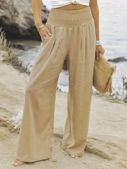 New Spring Women's Casual Pants, Casual Style, Comfortable Mid Waist Long Pants for Women