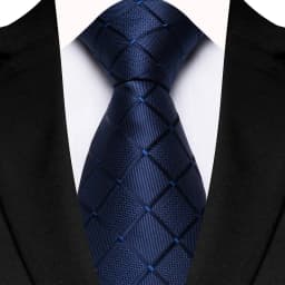 Luxury 8CM Mens Ties Plaid Checks Stripes Classic Business Necktie Jacquard Woven Neck ties For Men Groom Wedding Party Neckwear