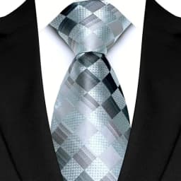 Luxury 8CM Mens Ties Plaid Checks Stripes Classic Business Necktie Jacquard Woven Neck ties For Men Groom Wedding Party Neckwear