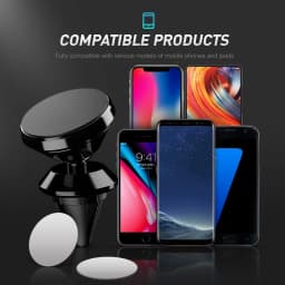 Magnetic Car Phone Holder For iPhone Samsung S10 GPS 360 Degree Navigation Air Vent Mont Stand Holder For Mobile Phone In Car