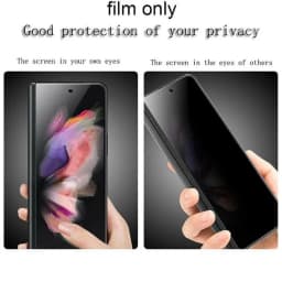 2Pcs Outer Inner Privacy Anti Peeping Spy Screen Protector Cover For Samsung Galaxy Z Fold 2 3 4 5 Soft Hydrogel Films