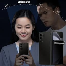 2Pcs Outer Inner Privacy Anti Peeping Spy Screen Protector Cover For Samsung Galaxy Z Fold 2 3 4 5 Soft Hydrogel Films